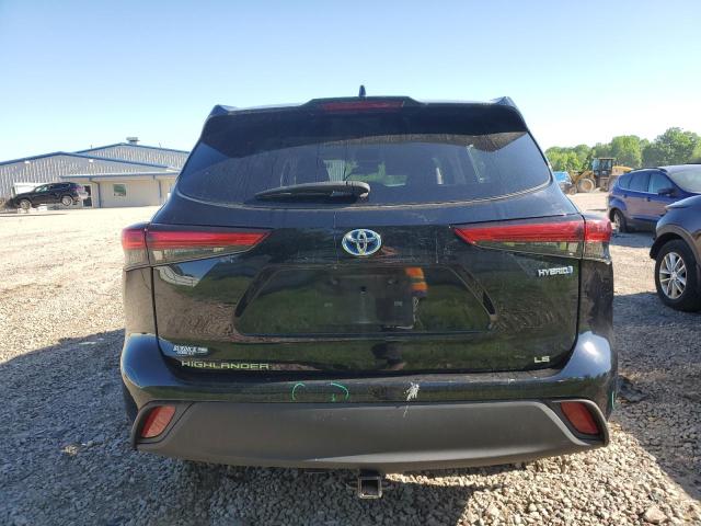 2020 Toyota Highlander Hybrid Le VIN: 5TDBBRCH5LS512802 Lot: 55606584