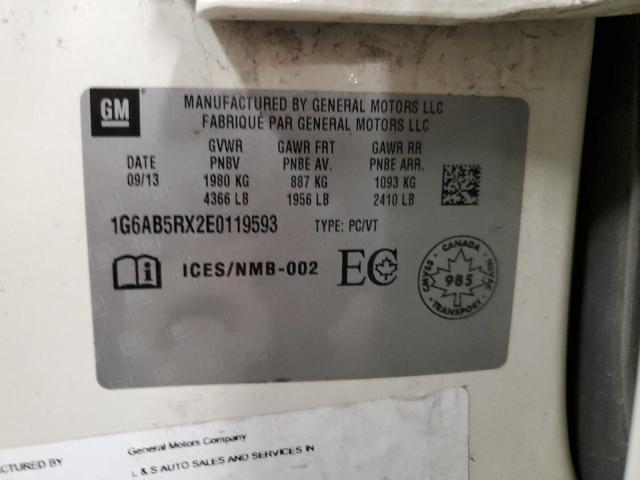 2014 Cadillac Ats Luxury VIN: 1G6AB5RX2E0119593 Lot: 56759894