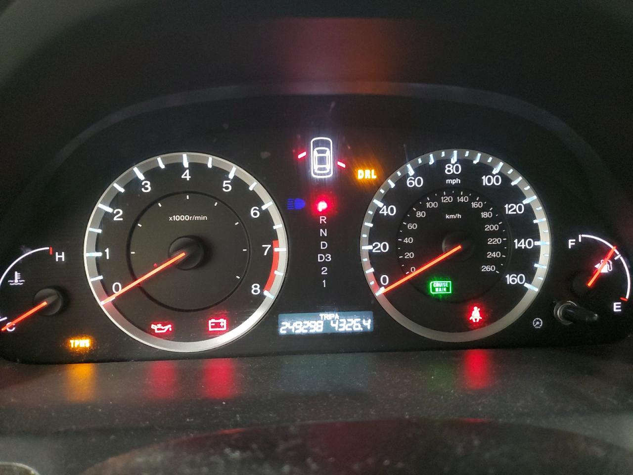 1HGCP26339A061261 2009 Honda Accord Lx