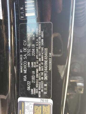 3KPF24AD8NE484608 Kia Forte FE 12