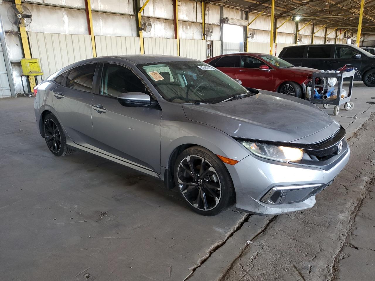 Lot #2519137715 2019 HONDA CIVIC LX