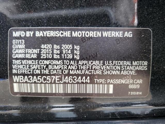 VIN WBA3A5C57EJ463444 2014 BMW 3 Series, 328 I no.12