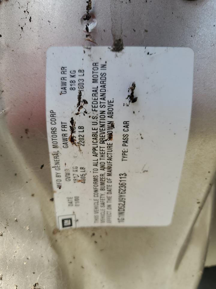 1G1ND52J9Y6236113 2000 Chevrolet Malibu