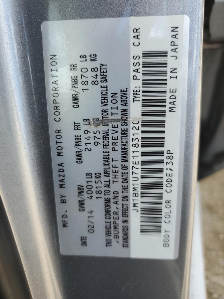 JM1BM1U77E1183120 2014 Mazda 3 Sport