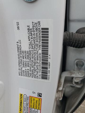 2022 Honda Accord Hybrid Sport VIN: 1HGCV3F27NA028180 Lot: 56422834