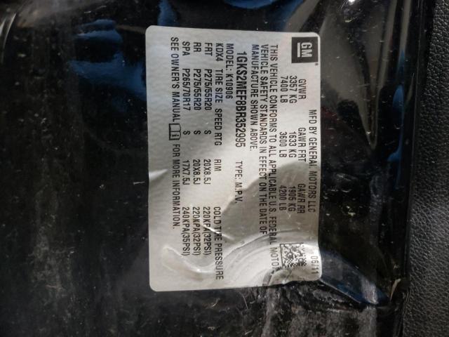 2011 GMC Yukon Xl Denali VIN: 1GKS2MEF8BR352995 Lot: 54007494