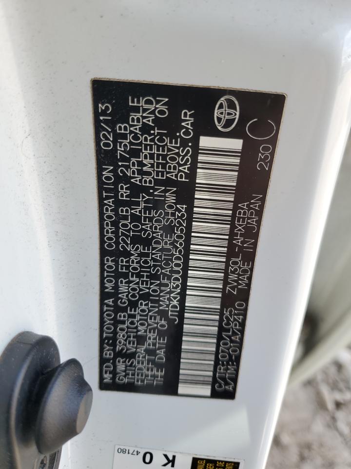 JTDKN3DU0D5605234 2013 Toyota Prius