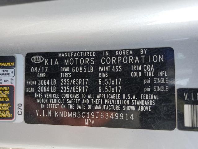 VIN KNDMB5C19J6349914 2018 KIA Sedona, LX no.13