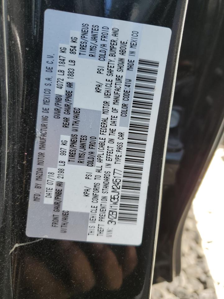3MZBN1W35JM245177 2018 Mazda 3 Grand Touring