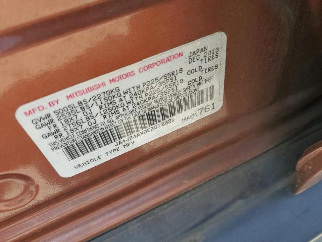 2014 Mitsubishi Outlander Gt VIN: JA4JZ4AX0EZ018623 Lot: 55921024
