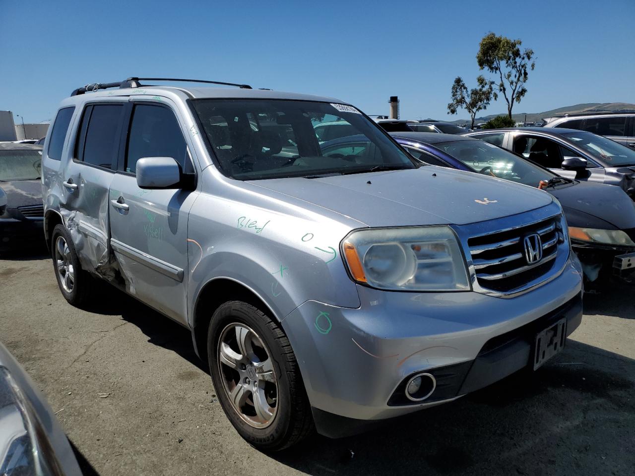 5FNYF4H4XFB069305 2015 Honda Pilot Ex