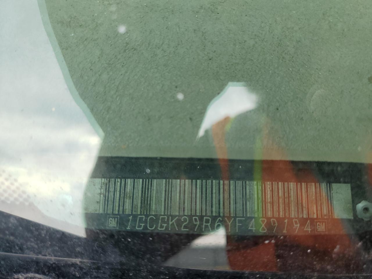 1GCGK29R6YF489194 2000 Chevrolet Gmt-400 K2500