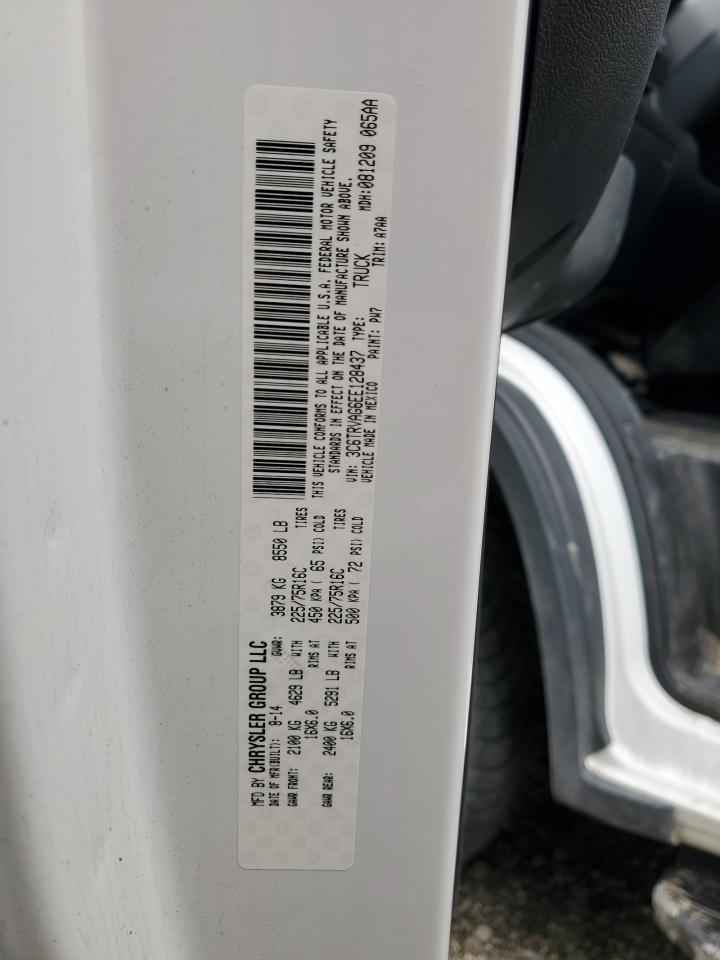 3C6TRVAG6EE128437 2014 Ram Promaster 1500 1500 Standard