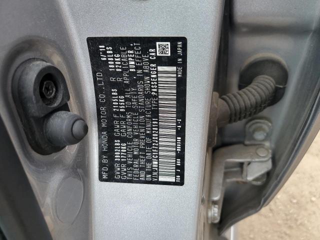 2018 Honda Civic Exl VIN: JHMFC1F72JX028191 Lot: 55025444