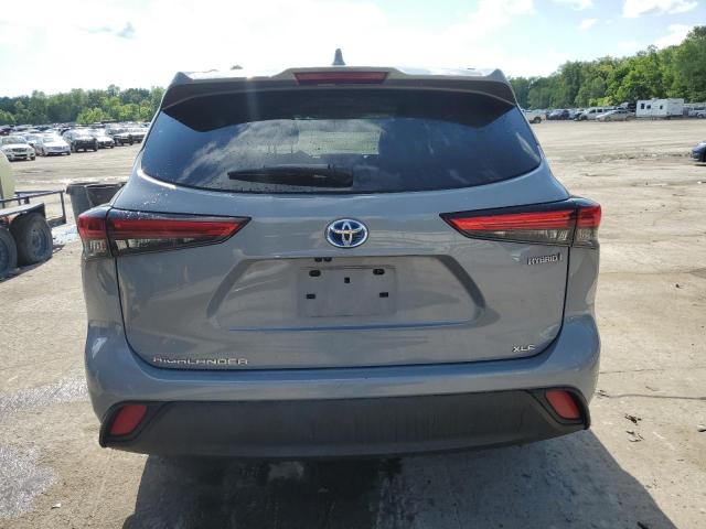 2022 Toyota Highlander Hybrid Xle VIN: 5TDABRCH8NS544352 Lot: 54957234