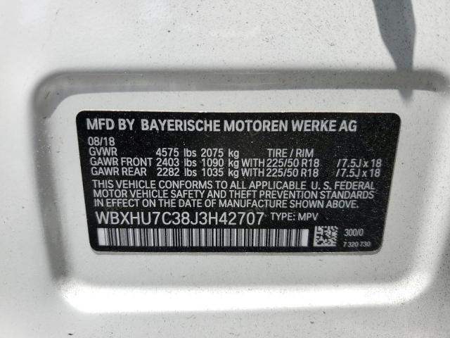 VIN WBXHU7C38J3H42707 2018 BMW X1, Sdrive28I no.14