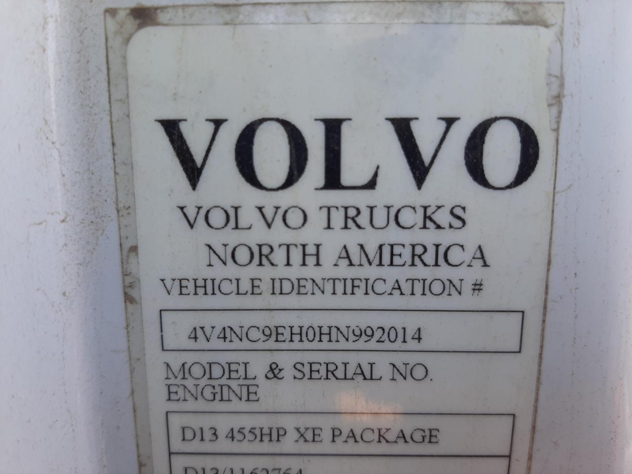 0LDL0T46931822 2017 Volvo Vn Vnl