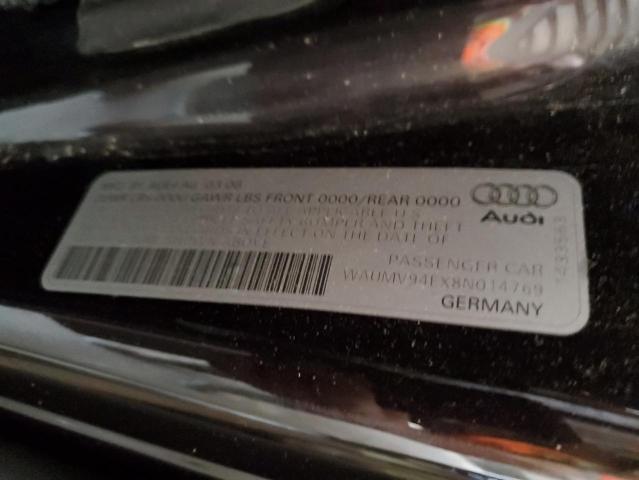 2008 Audi A8 L Quattro VIN: WAUMV94EX8N014769 Lot: 54423244