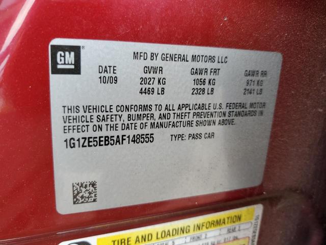 2010 Chevrolet Malibu Ltz VIN: 1G1ZE5EB5AF148555 Lot: 54804234