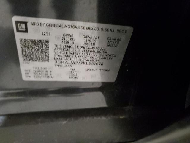 2019 GMC Terrain Slt VIN: 3GKALVEV7KL257678 Lot: 55670944