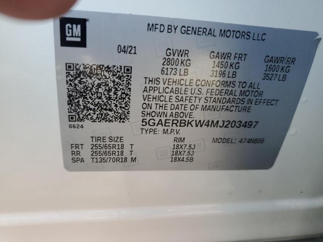 2021 BUICK ENCLAVE ES - 5GAERBKW4MJ203497