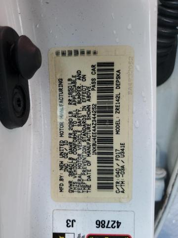 2010 Toyota Corolla Base VIN: 1NXBU4EE4AZ344252 Lot: 51348134