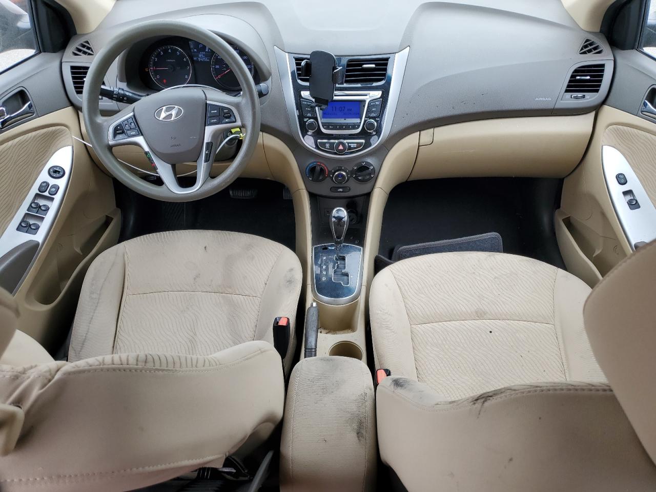 KMHCU4AE4EU647998 2014 Hyundai Accent Gls