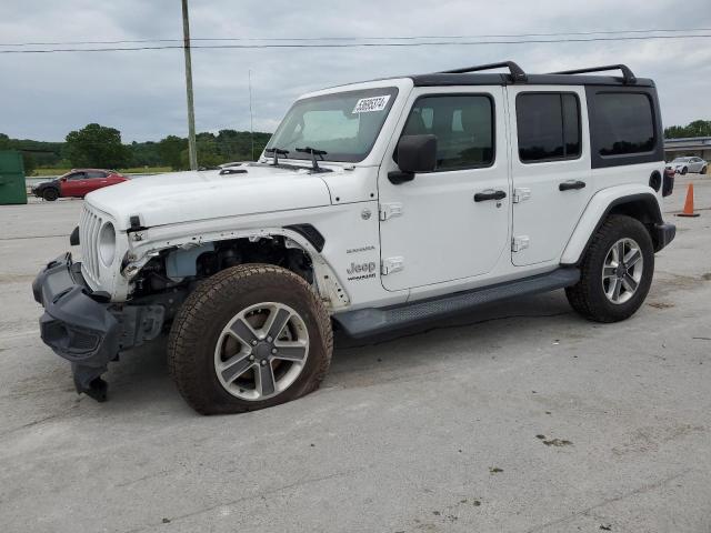 2018 Jeep Wrangler Unlimited Sahara VIN: 1C4HJXEG7JW166111 Lot: 53695374