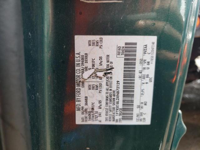 1999 Ford F150 VIN: 1FTRX18L2XNB72129 Lot: 53326324