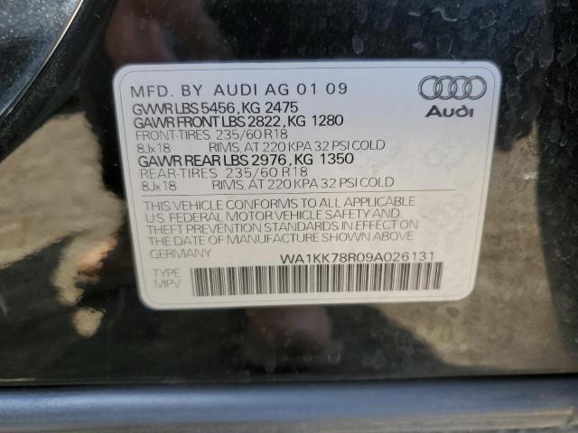 2009 Audi Q5 3.2 VIN: WA1KK78R09A026131 Lot: 54126084