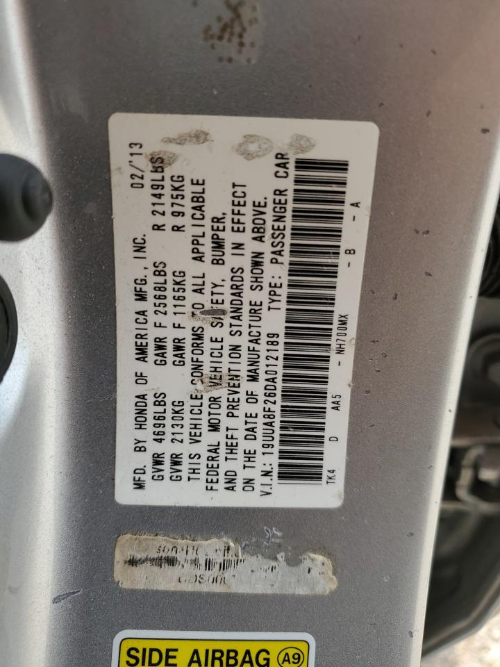 19UUA8F26DA012189 2013 Acura Tl