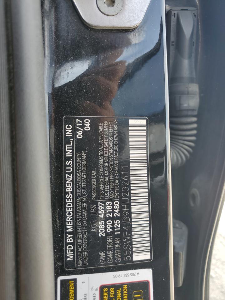 55SWF4JB9HU232611 2017 Mercedes-Benz C 300