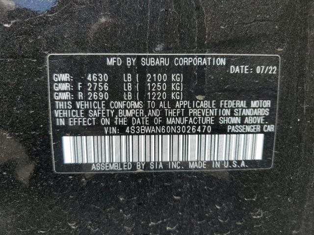 4S3BWAN60N3026470 Subaru Legacy LIM 13