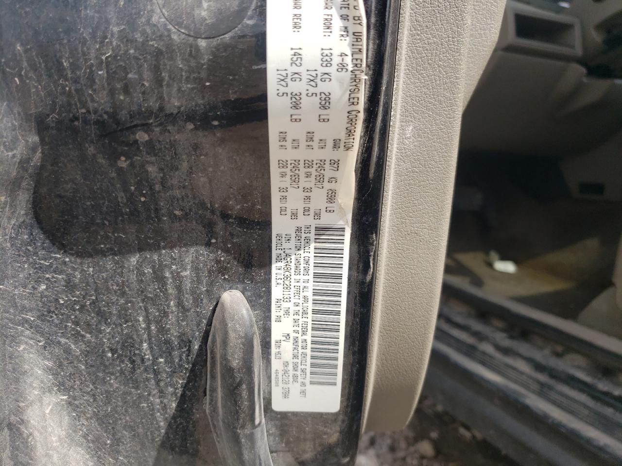 1J4GR48K36C281133 2006 Jeep Grand Cherokee Laredo