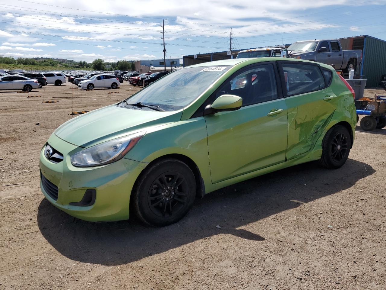 2012 Hyundai Accent Gls vin: KMHCT5AE7CU039270