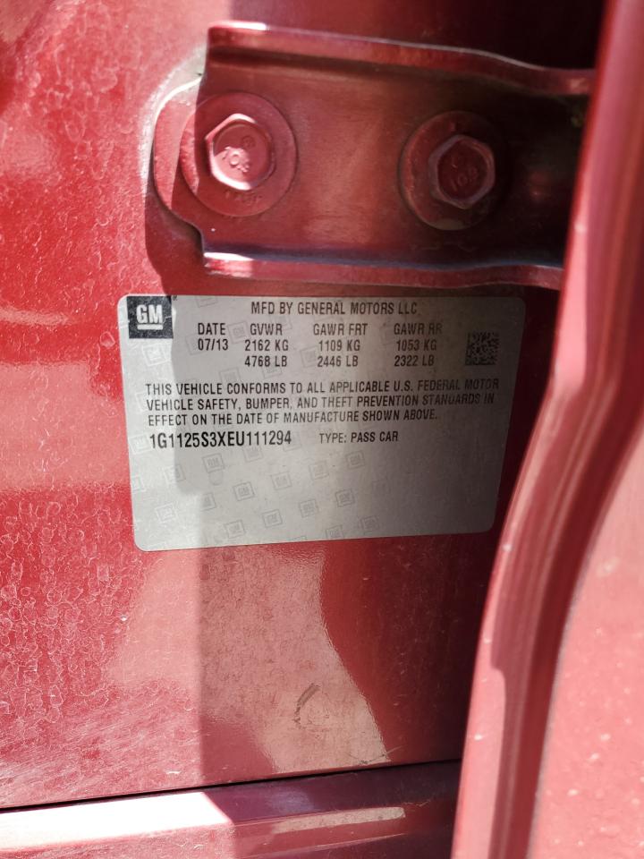 1G1125S3XEU111294 2014 Chevrolet Impala Lt