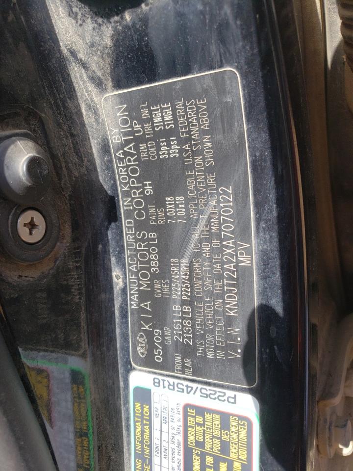 KNDJT2A2XA7070122 2010 Kia Soul +