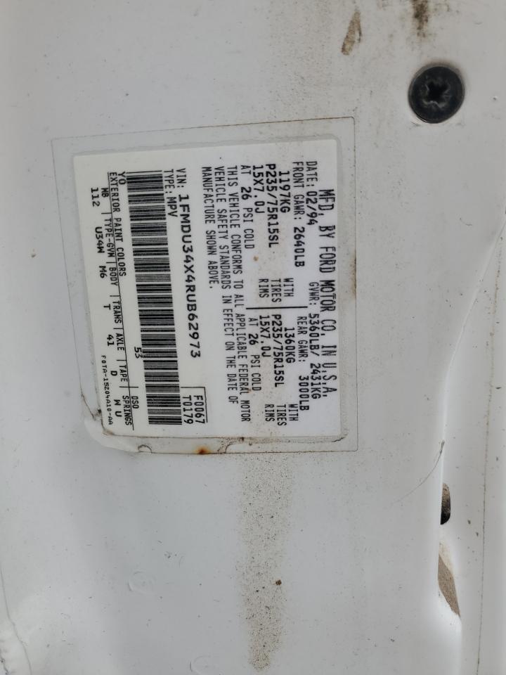 1FMDU34X4RUB62973 1994 Ford Explorer