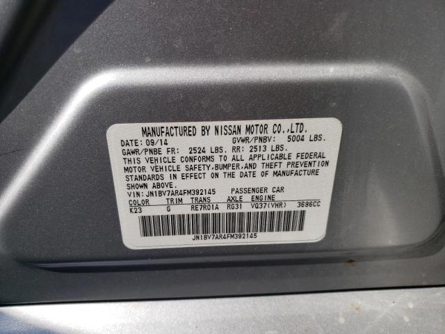 2015 Infiniti Q50 Base VIN: JN1BV7AR4FM392145 Lot: 54758804