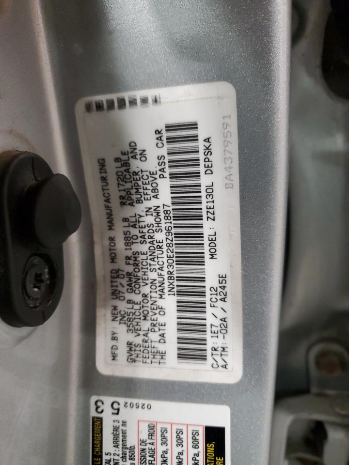 1NXBR30E28Z961887 2008 Toyota Corolla Ce