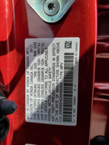 2021 HONDA CR-V EX - 2HKRW2H52MH660504