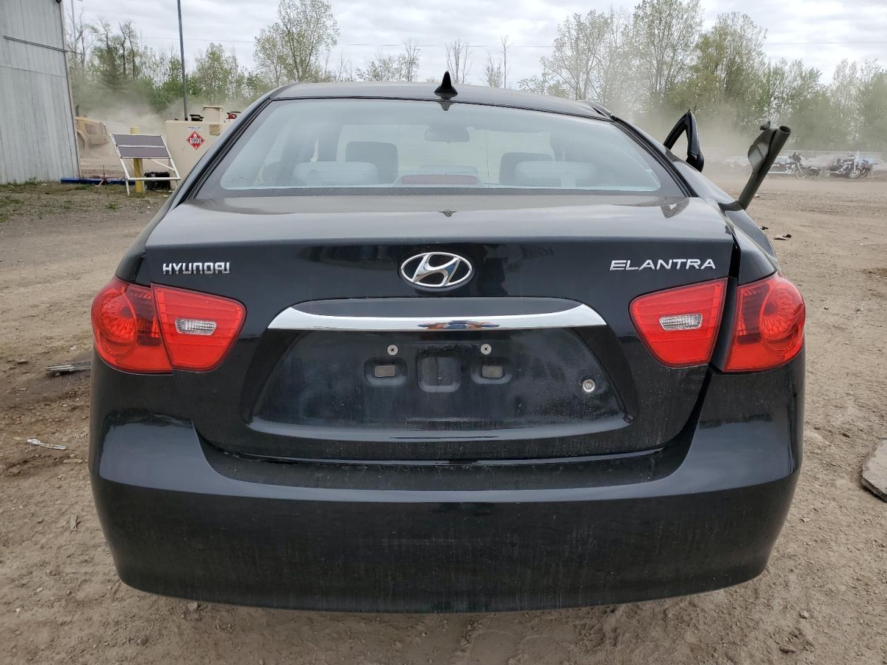 KMHDU4AD2AU163866 2010 Hyundai Elantra Blue