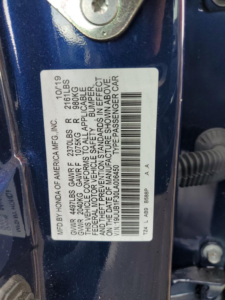 19UUB1F30LA006450 2020 Acura Tlx