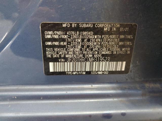 2021 SUBARU CROSSTREK - JF2GTHRC0MH319523