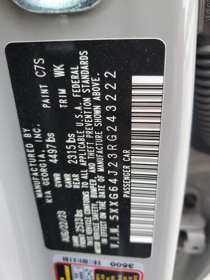 5XXG64J23RG243222 2024 Kia K5 Gt Line