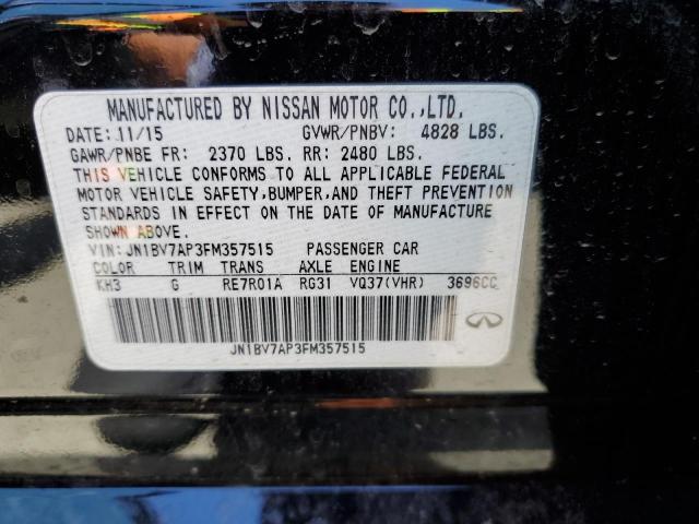 2015 INFINITI Q50 BASE - JN1BV7AP3FM357515