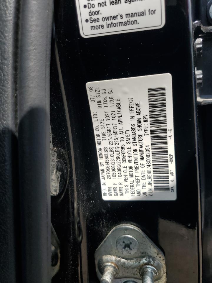 JHLRE48748C082054 2008 Honda Cr-V Exl