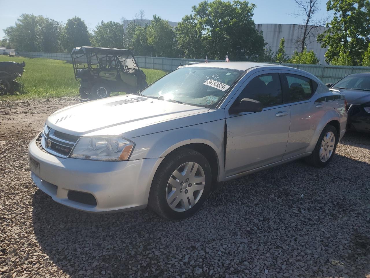 1C3CDZAB9CN216561 2012 Dodge Avenger Se