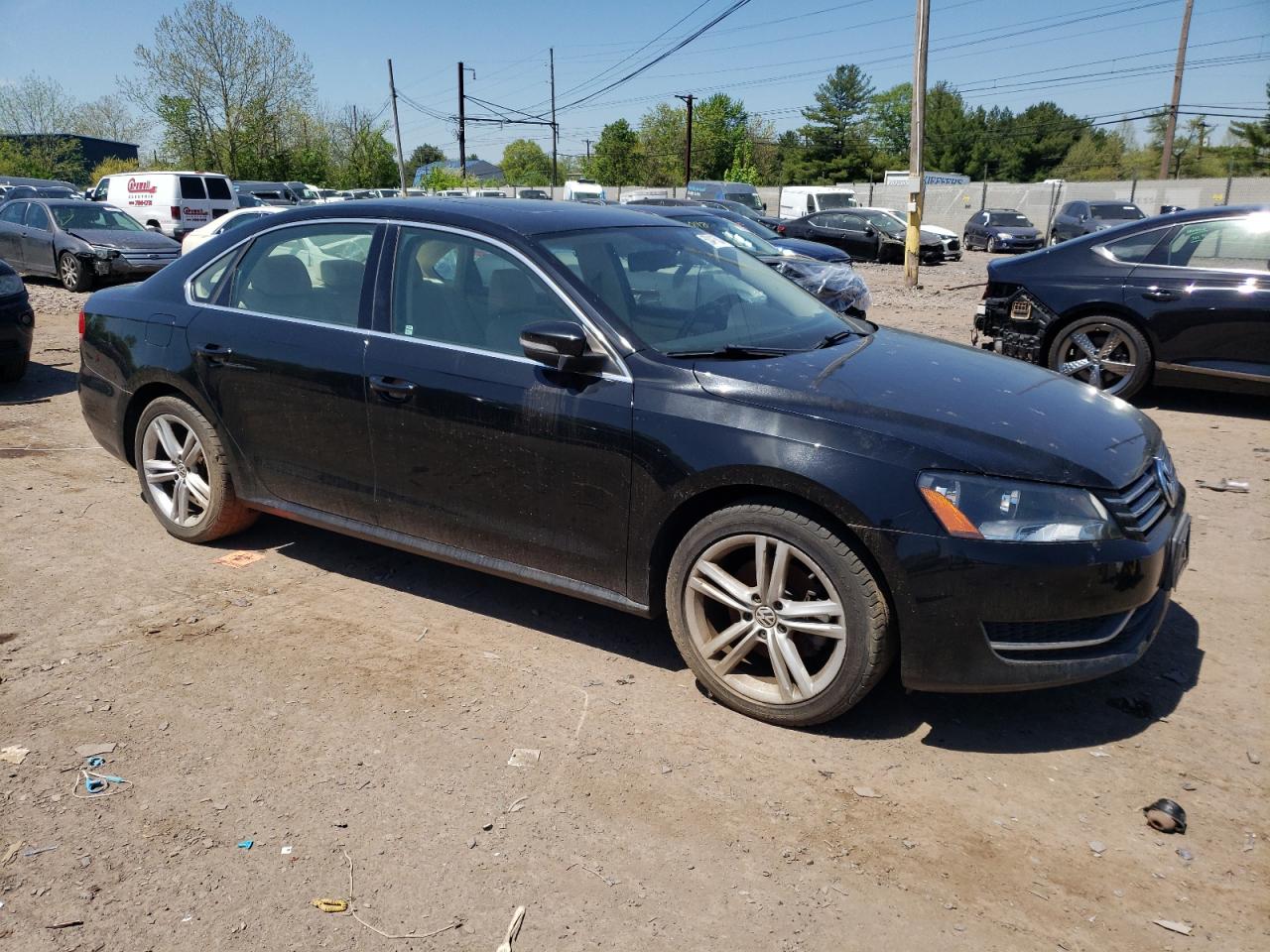 2014 Volkswagen Passat Se vin: 1VWBT7A39EC058564