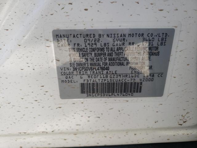 2023 Nissan Kicks Sr VIN: 3N1CP5DV6PL476040 Lot: 54597764